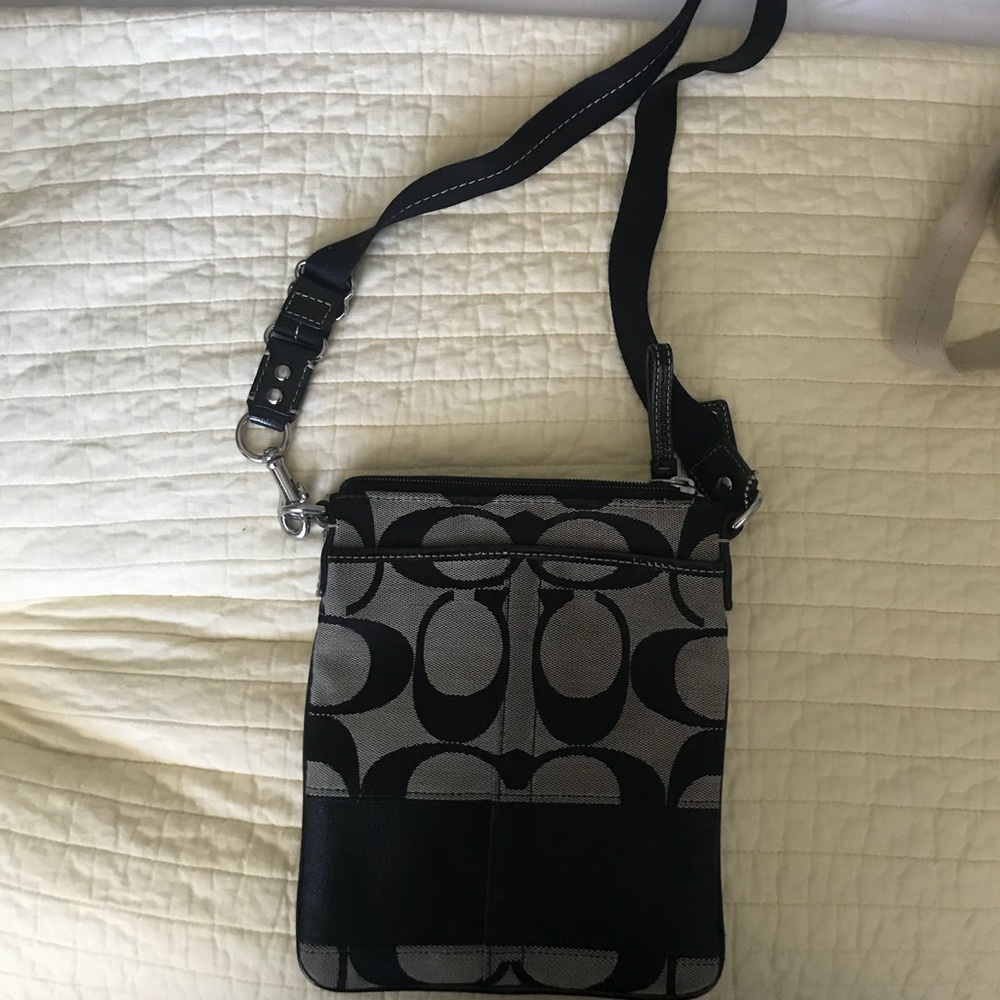 Black coach crossbody